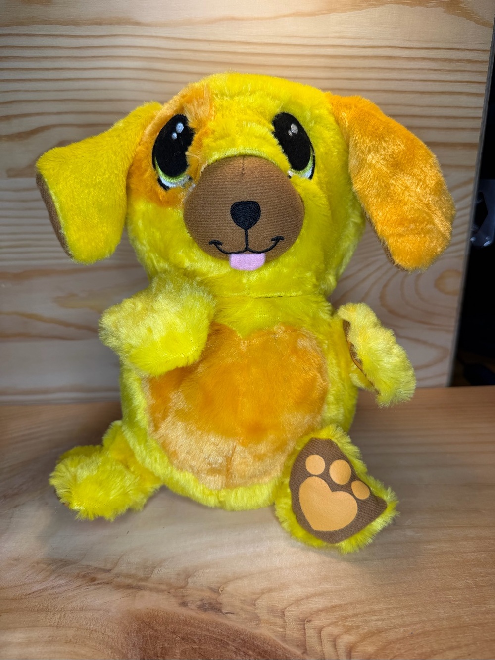 Nostalgic Ball Pets yellow dog plush stuffed animal toy